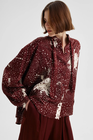 FLORIAN SWING SHIRT PINOT PRINT
