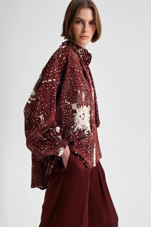 FLORIAN SWING SHIRT PINOT PRINT