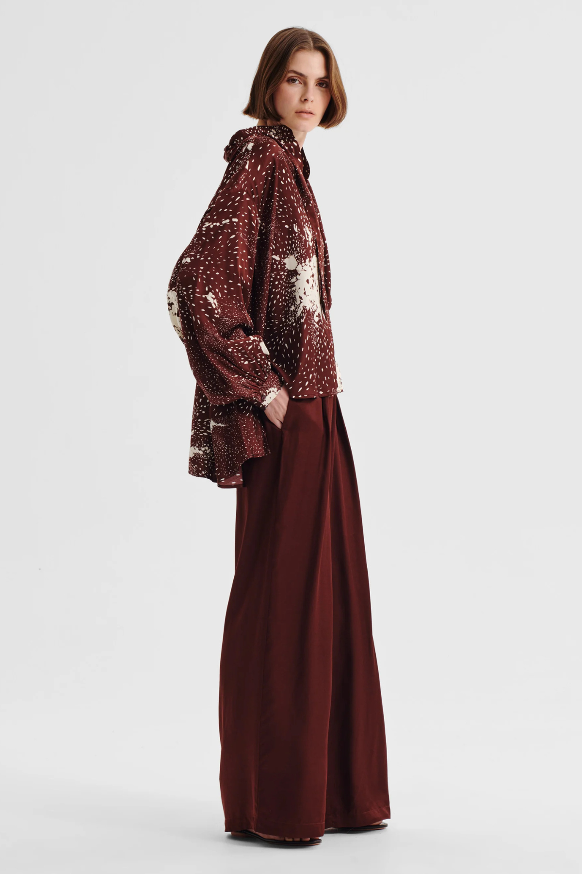 FLORIAN SWING SHIRT PINOT PRINT