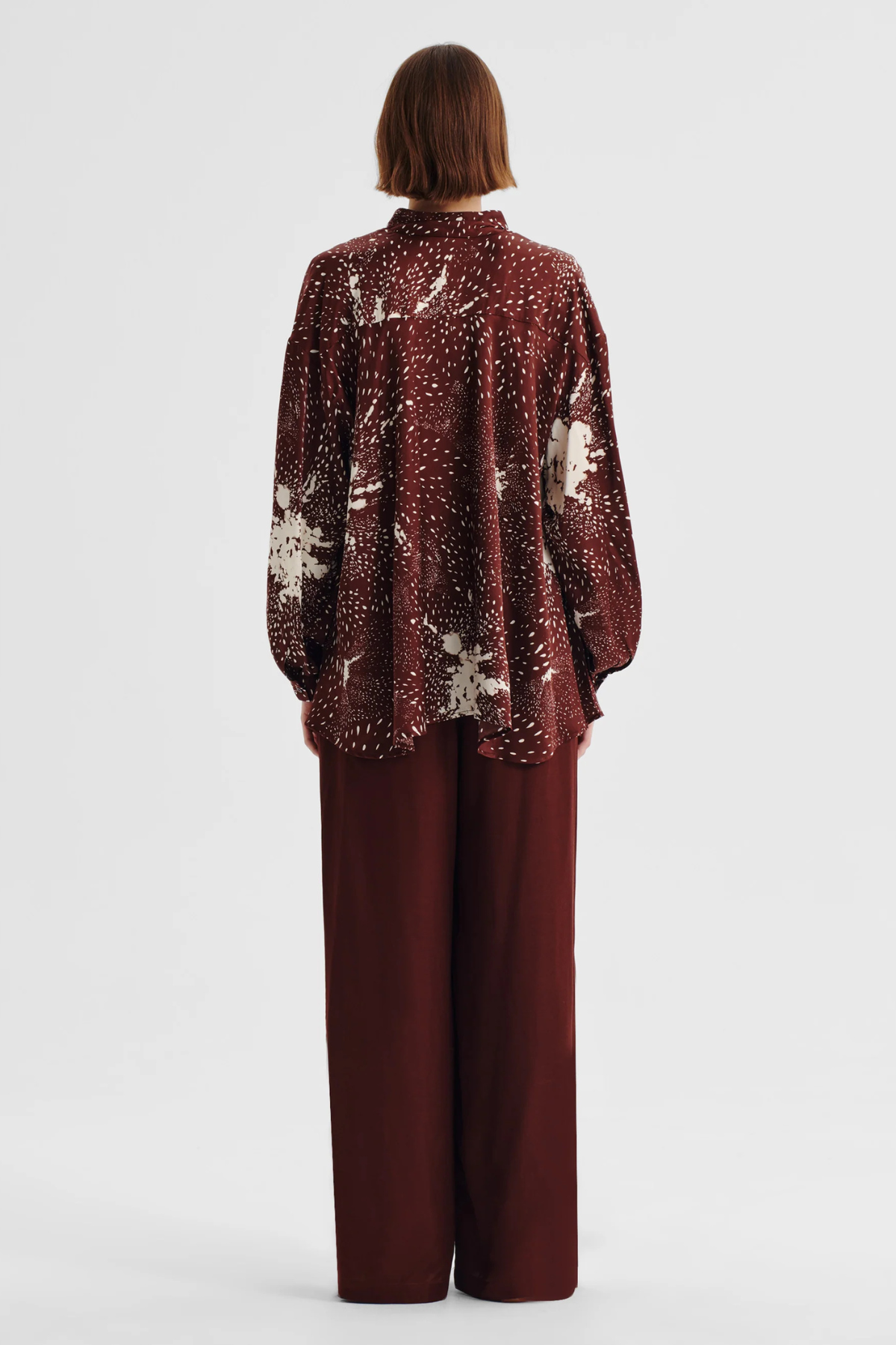 FLORIAN SWING SHIRT PINOT PRINT