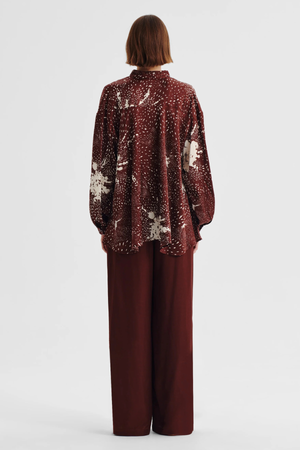 FLORIAN SWING SHIRT PINOT PRINT