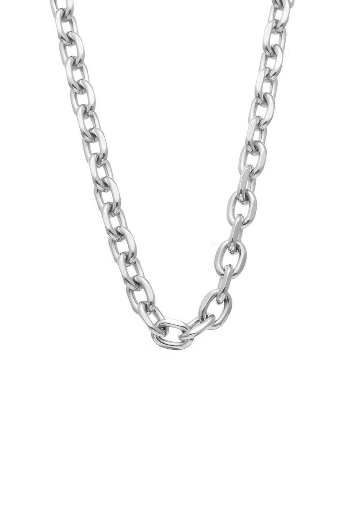 FORGED NECKLACE SILVER