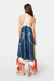 FOULARD MIDI DRESS ABSTRACT SUN