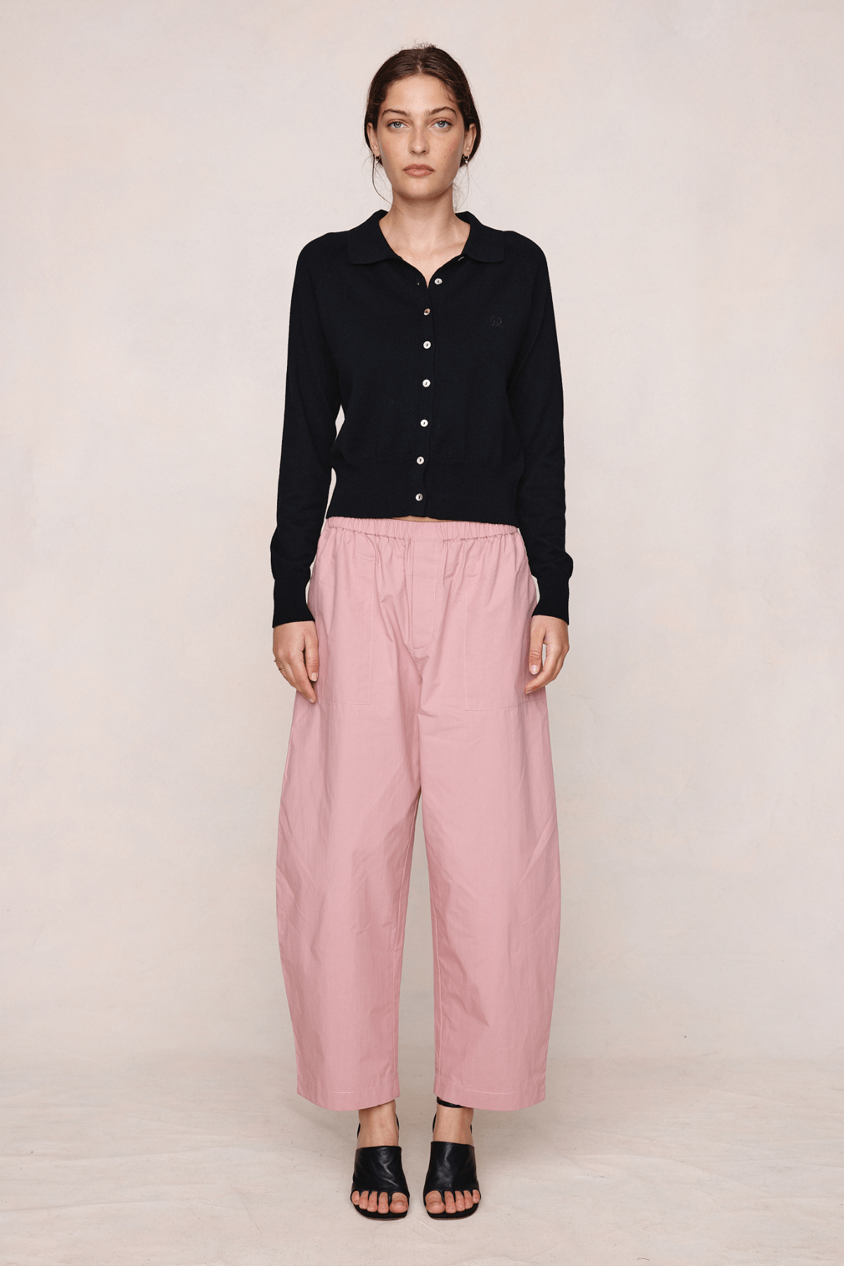 FOUNDATIONS CARDIGAN BLACK