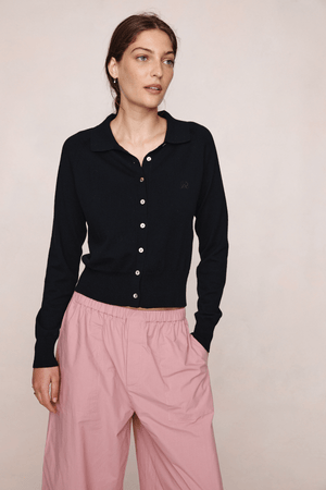 FOUNDATIONS CARDIGAN BLACK