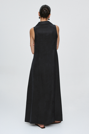 FOUNDATIONS SLEEVELESS DRESS BLACK
