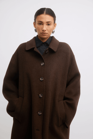 FRAN COAT UMBER