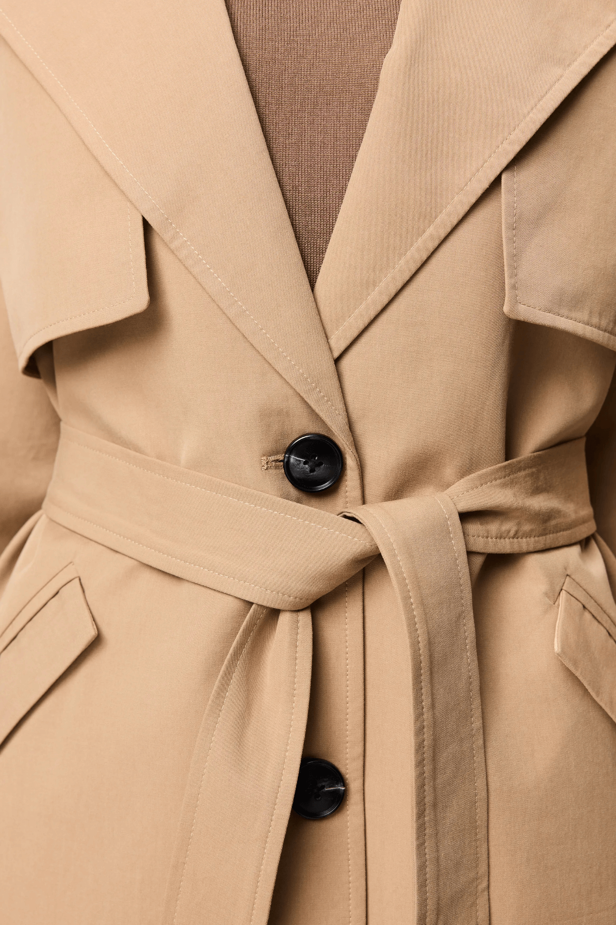 FRANKLIN TRENCH COAT SAND
