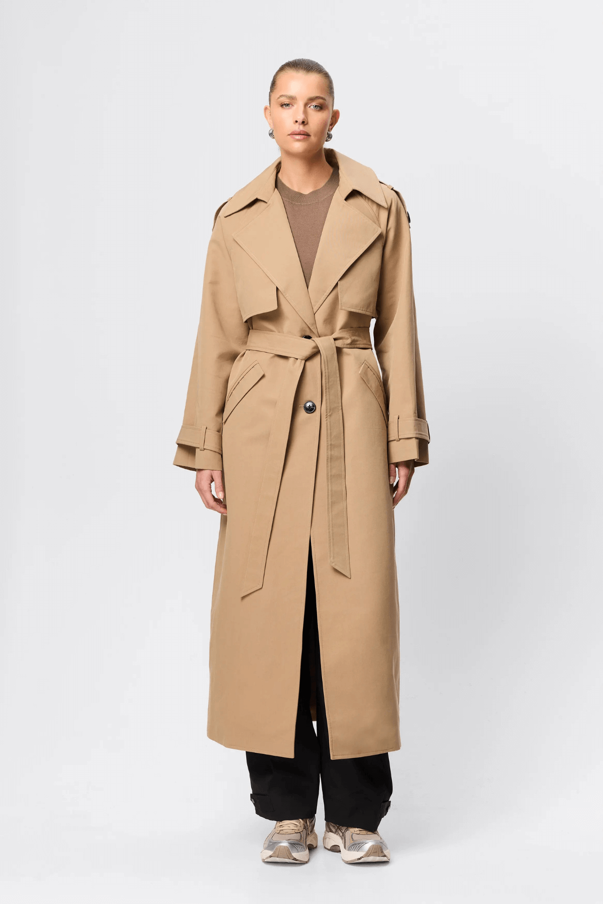 FRANKLIN TRENCH COAT SAND