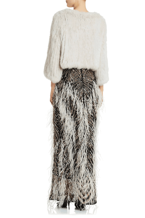FUR BOLERO BEIGE