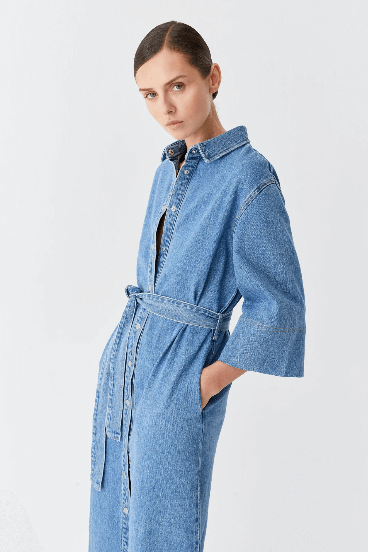 white christmas dresses Morrison Fynn Denim Dress | Womens Dresses | Treasure Box