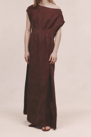 GAIA DRESS CHOCOLATE