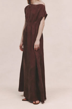 GAIA DRESS CHOCOLATE