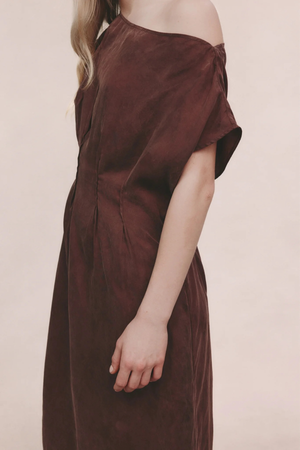 GAIA DRESS CHOCOLATE