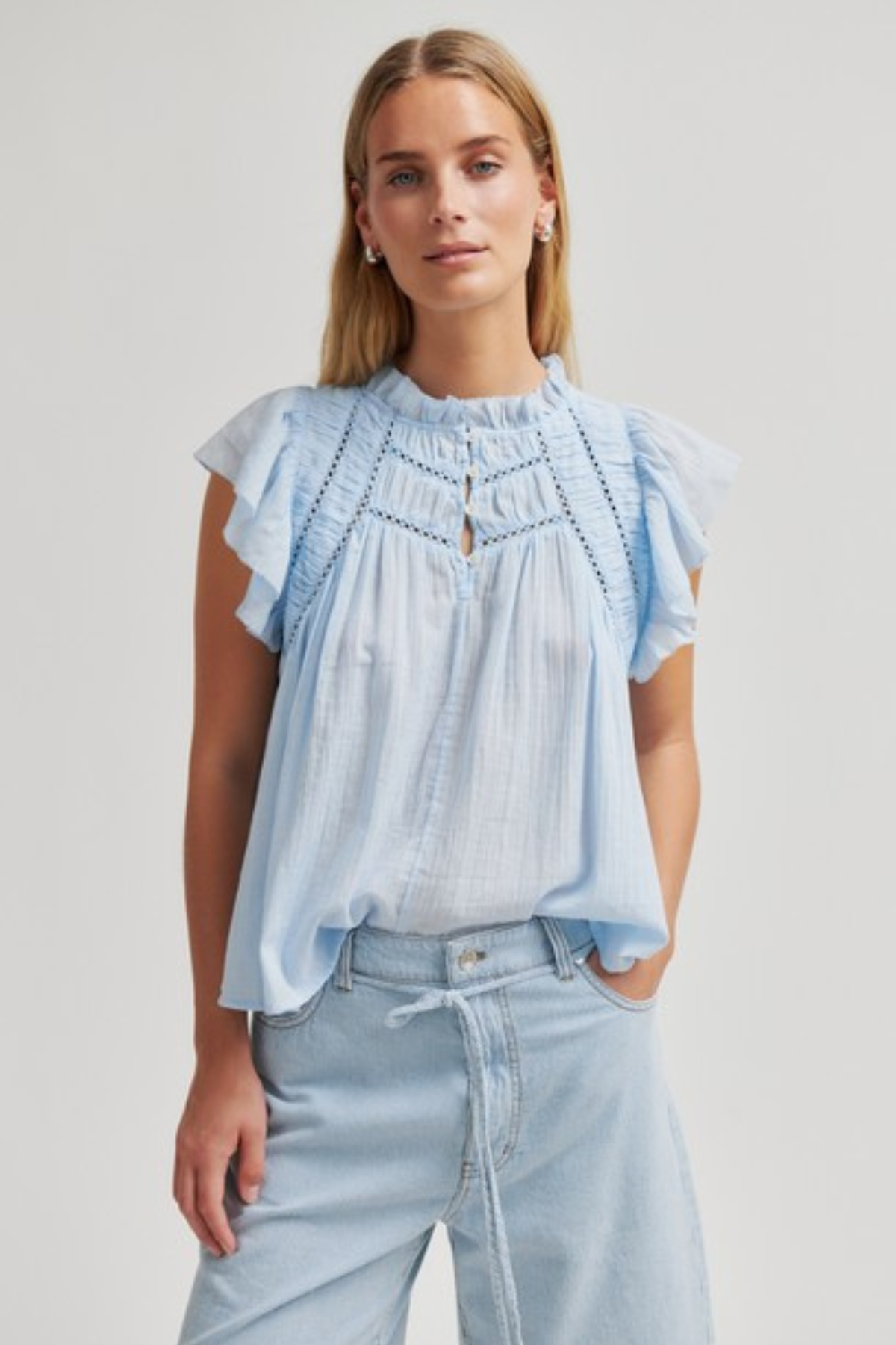 GAYA TOP CASHMERE BLUE