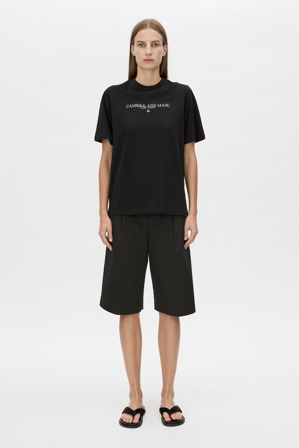 GHIBERTI LOGO TEE BLACK