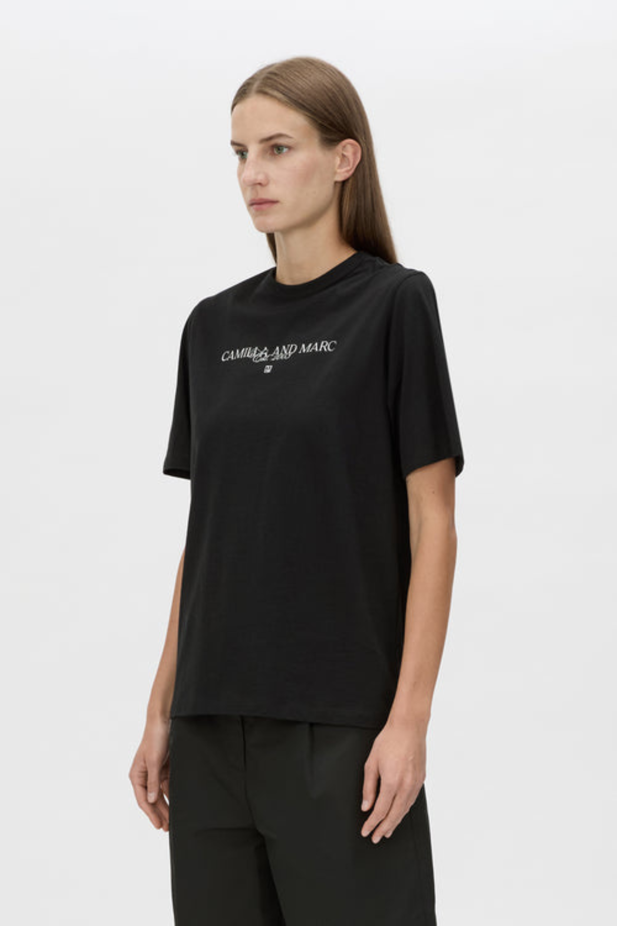 GHIBERTI LOGO TEE BLACK