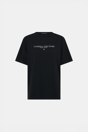 GHIBERTI LOGO TEE BLACK