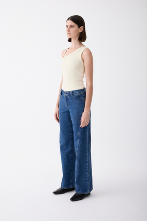 GISELLE MID WIDE JEAN DUSK