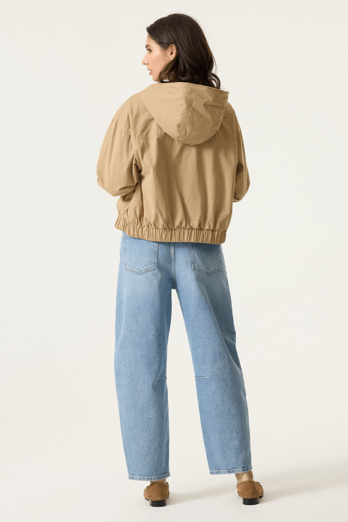 LADIES OUTDOOR JACKET SANDY TAN