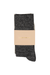 GLITTER SOCKS NATURAL SILVER/BLACK SILVER