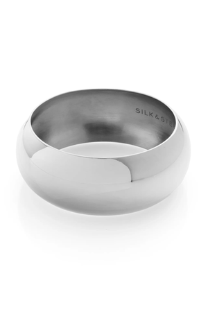 GLOBE CUFF SILVER