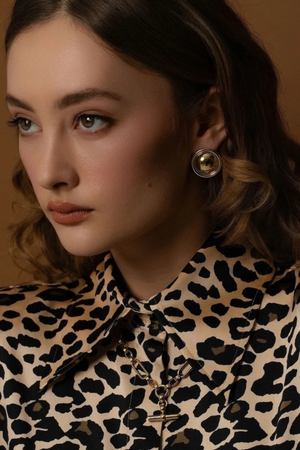 GLOBE EARRINGS GOLD