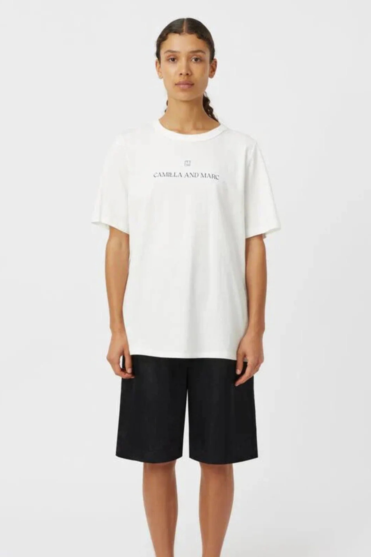 GRAYSON TEE SOFT WHITE/BLACK