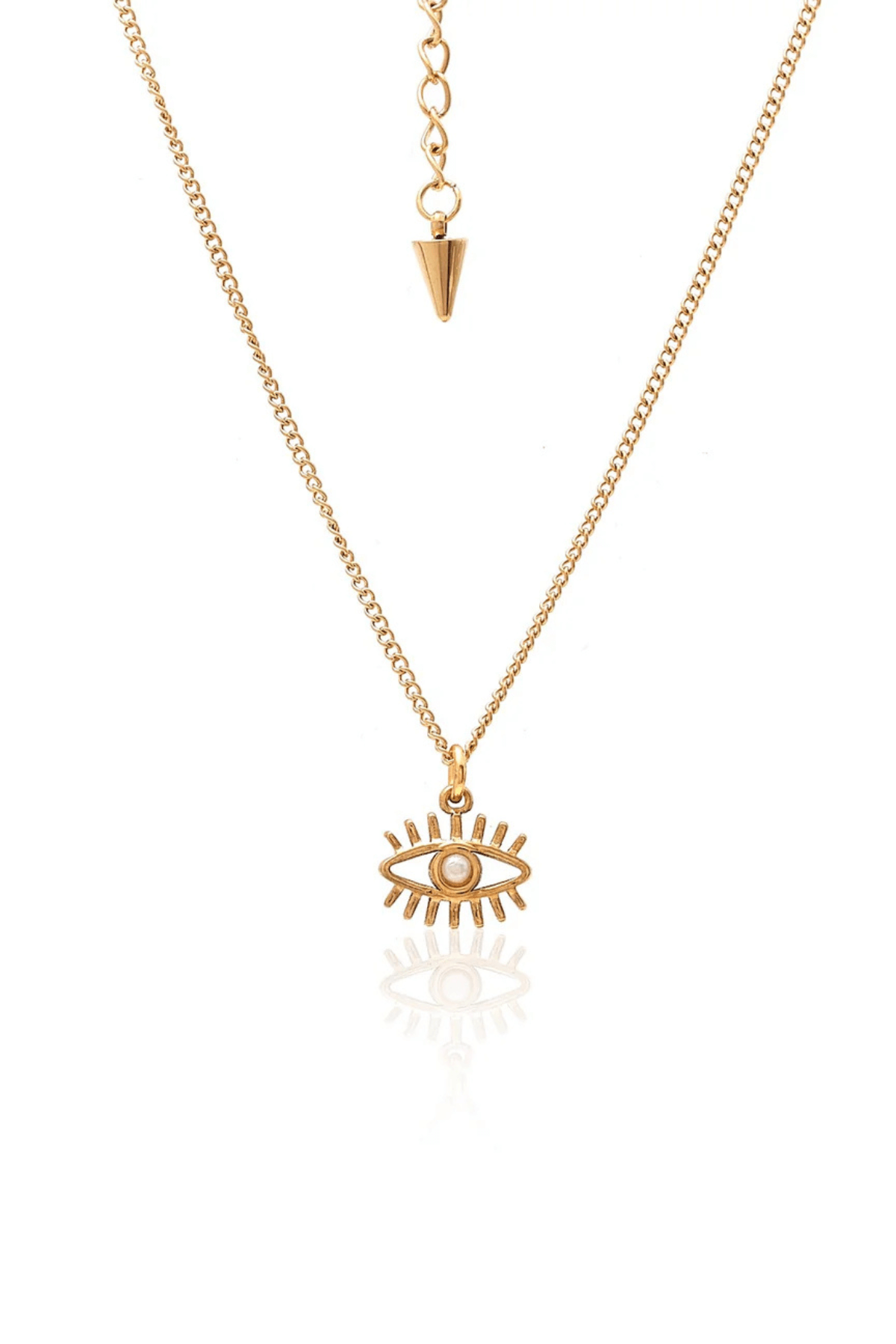 GUARDIAN NECKLACE PEARL/GOLD