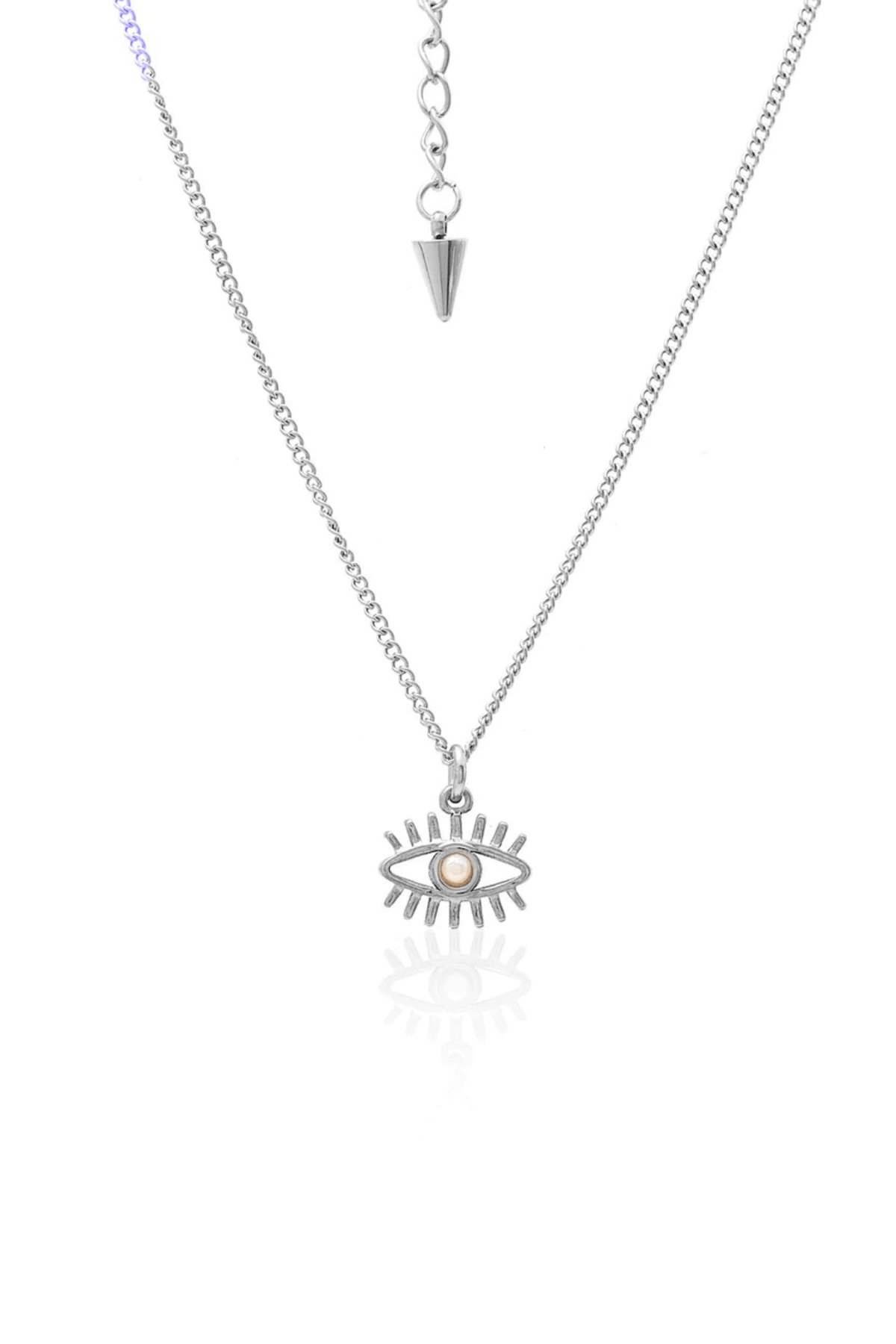 GUARDIAN NECKLACE PEARL/SILVER