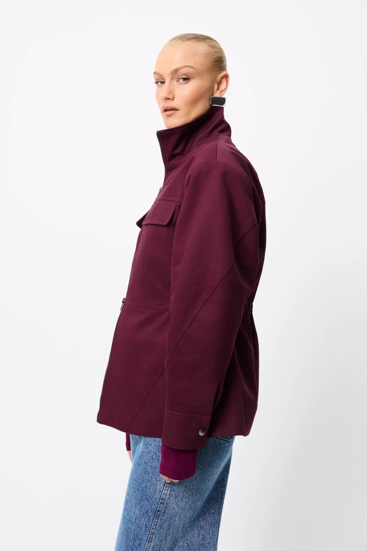 HAMILTON ANORAK BURGUNDY