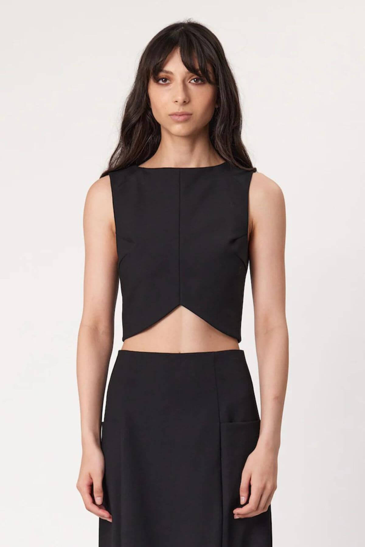 SOPHIA TOP BLACK