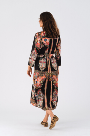 HARPER MAXI DRESS FLOWER PRINT