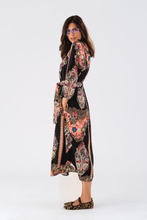 HARPER MAXI DRESS FLOWER PRINT