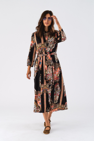 HARPER MAXI DRESS FLOWER PRINT