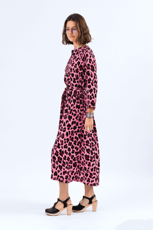 HARPER MAXI DRESS NEON PINK