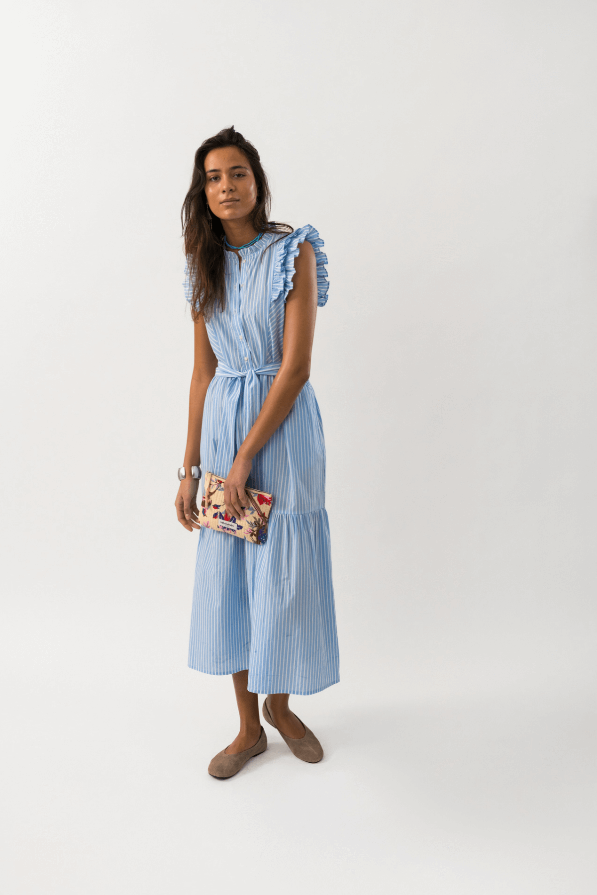 HARRIET MAXI DRESS STRIPE