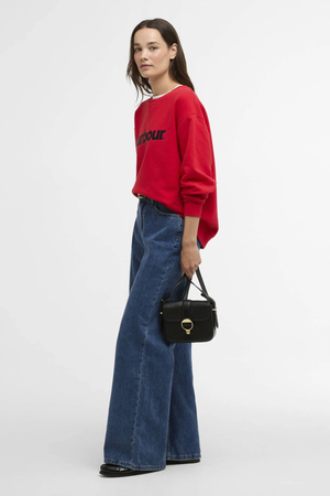 HARTLAND CREW SWEATSHIRT POPPY RED