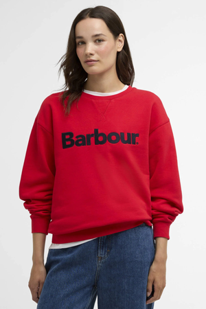 HARTLAND CREW SWEATSHIRT POPPY RED