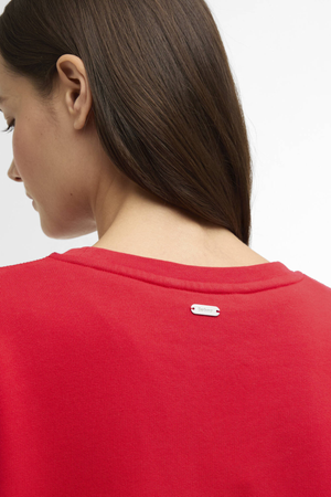 HARTLAND CREW SWEATSHIRT POPPY RED