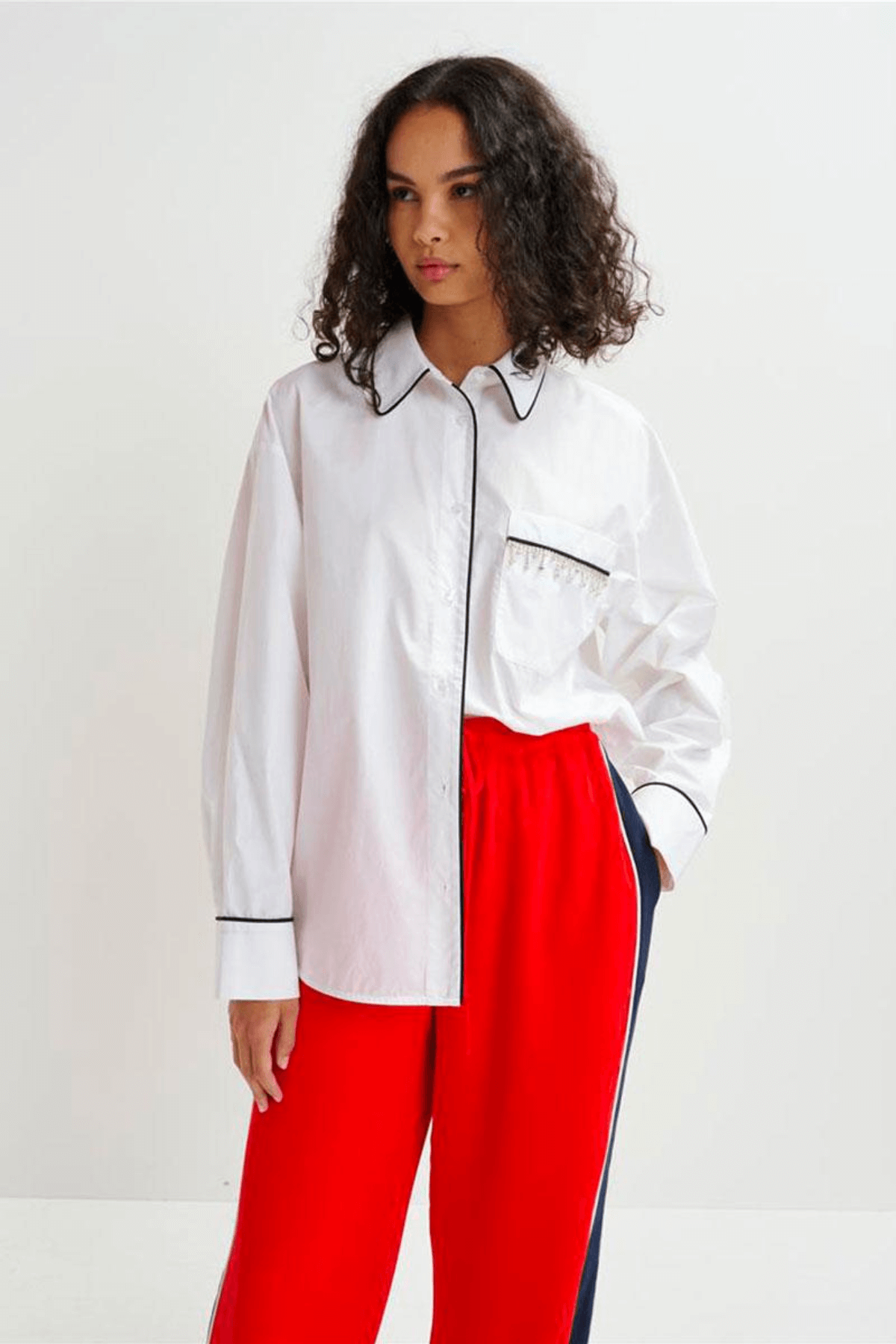 HAWAII STRAIGHT FIT SHIRT WHITE
