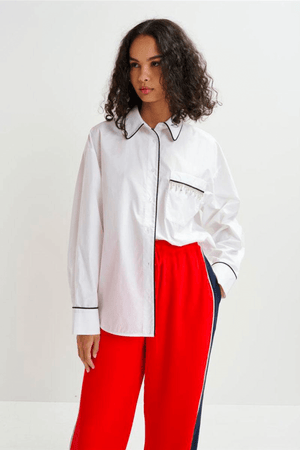 HAWAII STRAIGHT FIT SHIRT WHITE