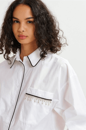HAWAII STRAIGHT FIT SHIRT WHITE