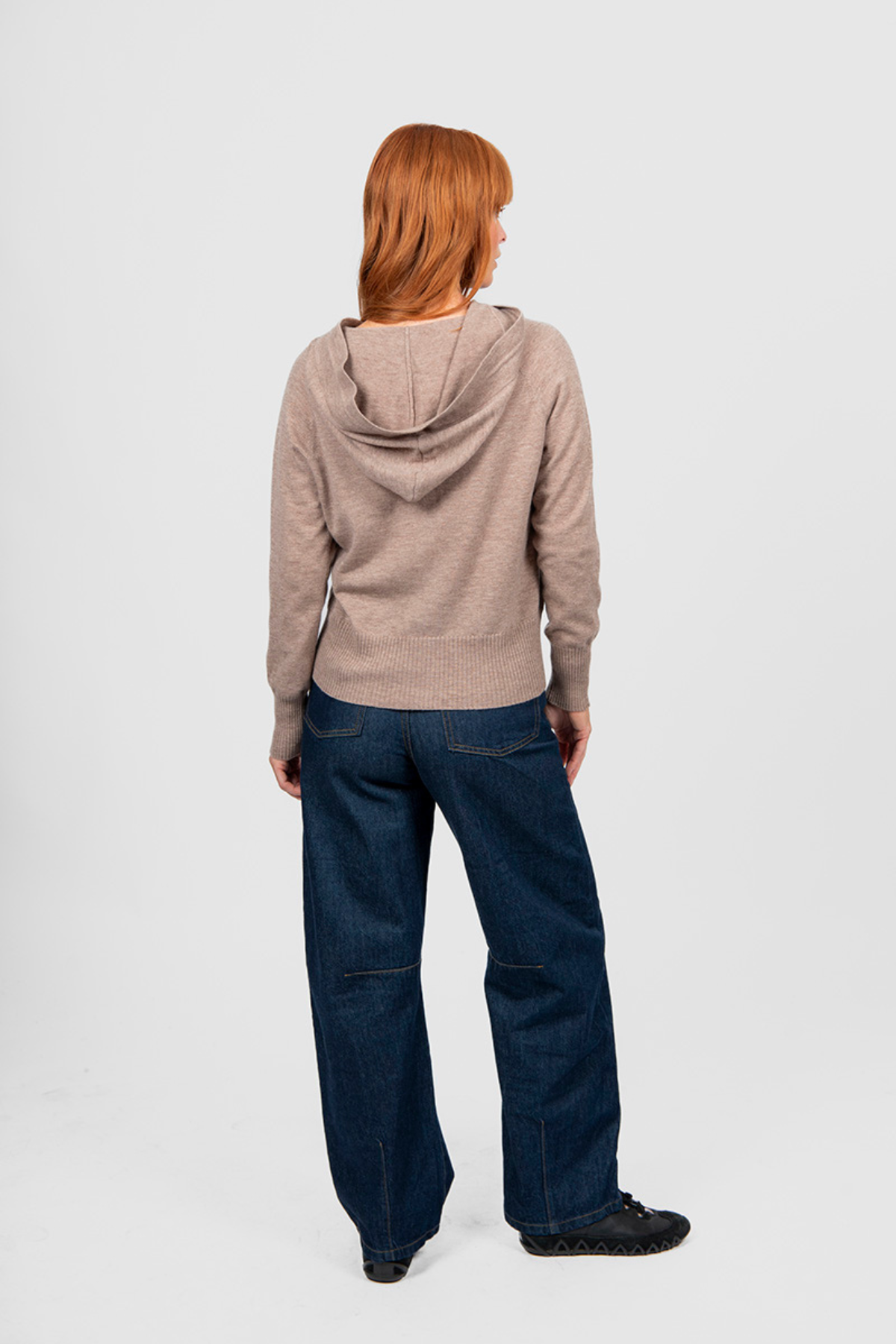 HAYLEY ZIP HOODIE COBBLESTONE