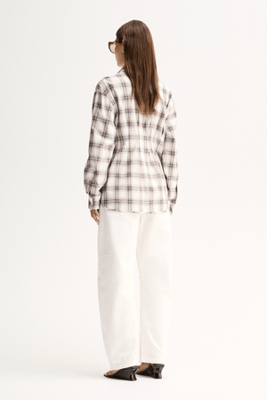 HEATHER SHIRT WHITE CHECK