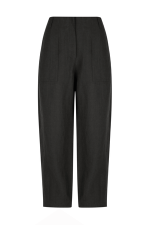 HENLEY LINEN PANT BLACK