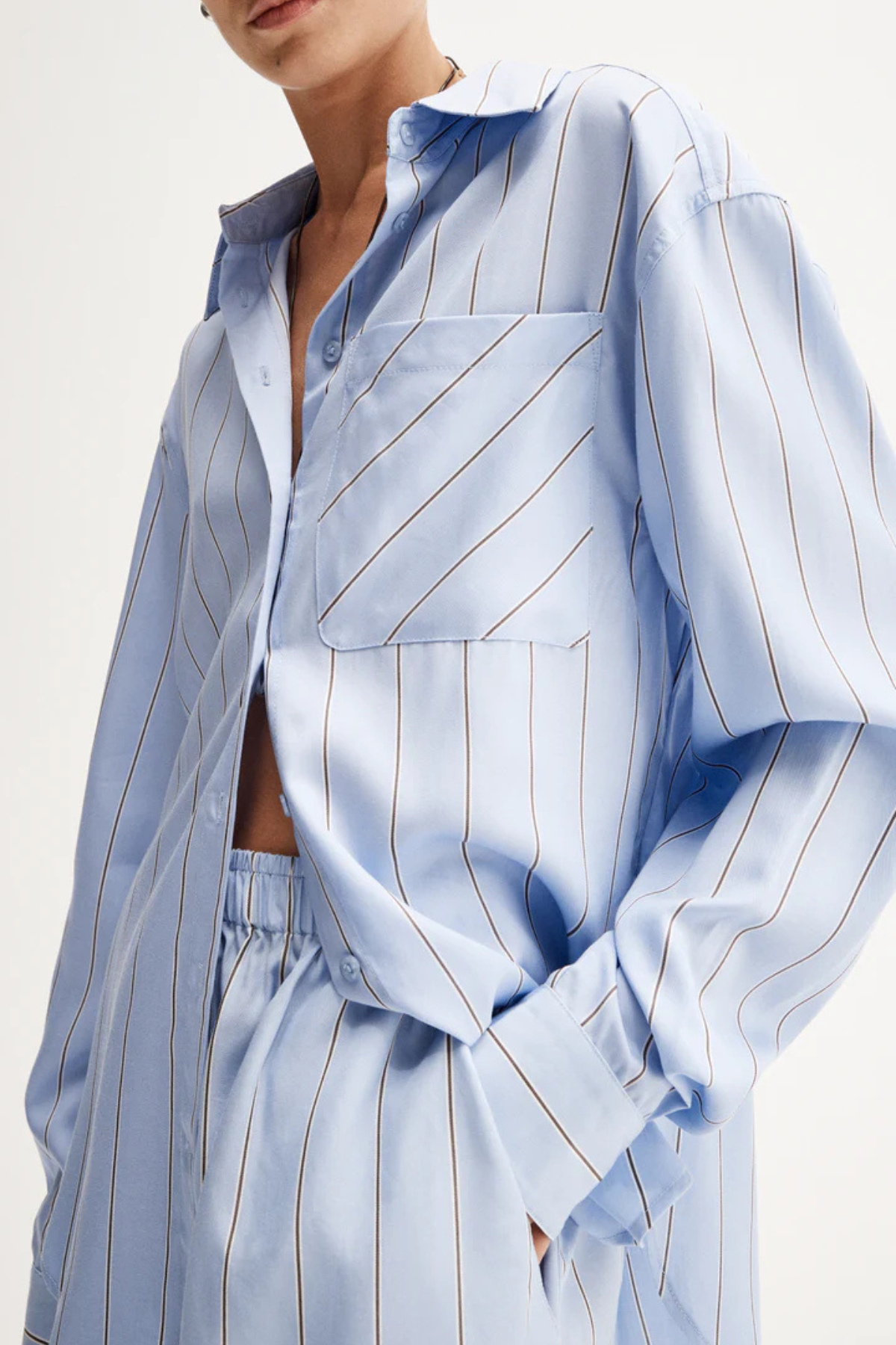 HENRY STRIPE SHIRT BLUE STRIPE