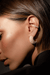 HERA HOOP EARRINGS PEARL/GOLD