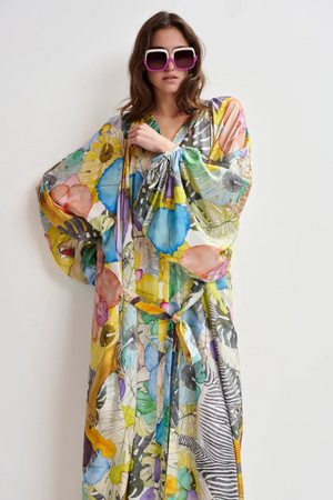 HIDRIL MAXI DRESS OFF WHITE