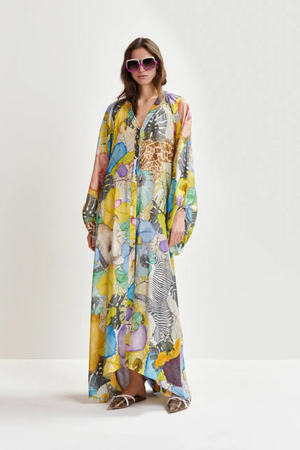 HIDRIL MAXI DRESS OFF WHITE